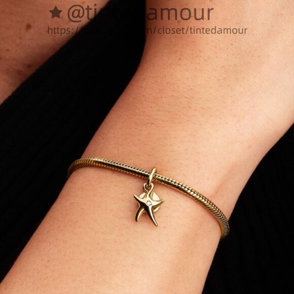 Pandora Starfish Double Dangle Charm|Pendant - Picture 2 of 2